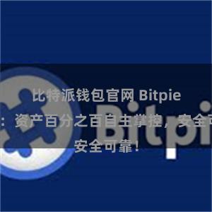 比特派钱包官网 Bitpie钱包：资产百分之百自主掌控，安全可靠！