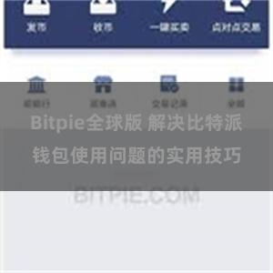 Bitpie全球版 解决比特派钱包使用问题的实用技巧