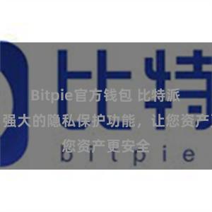 Bitpie官方钱包 比特派钱包：强大的隐私保护功能，让您资产更安全