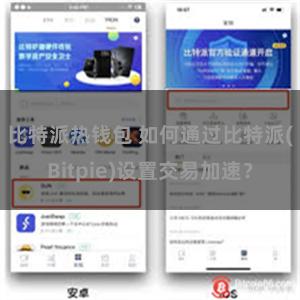 比特派热钱包 如何通过比特派(Bitpie)设置交易加速？